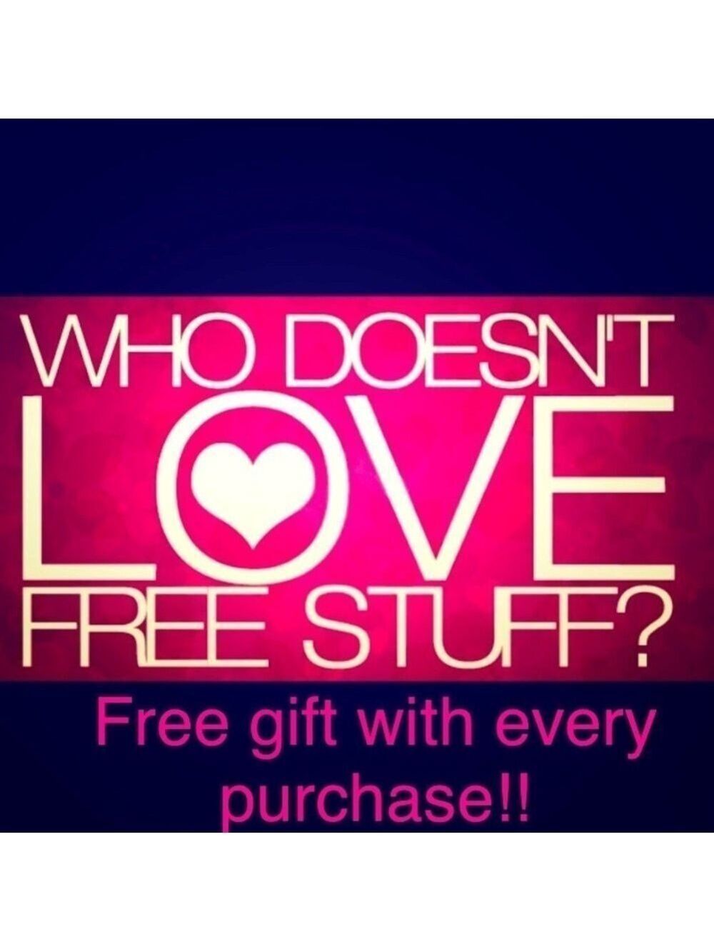 EVERY purchase from my closet you get a free GIFT plus chance to win $30 prize